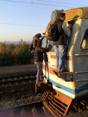 Транспортний колапс на Троєщині