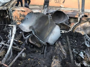 Вибух автомобіля в Бердянську