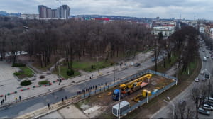 Зведення метро у Дніпрі, фото на грудень 2017 р.