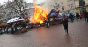 Львів, пожежа на ярмарку