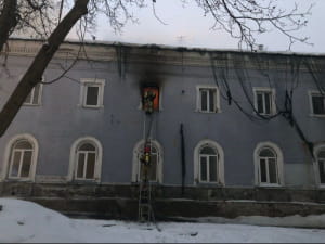 Пожежа в Києво-Печерській Лаврі