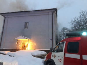 Пожежа в Києво-Печерській Лаврі