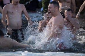 Кличко на Водохреще-2019