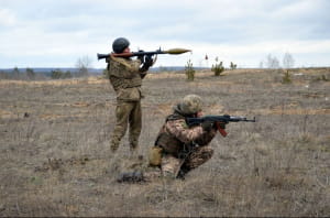 Тактичні навчання з бойовою стрільбою на Дніпропетровщині