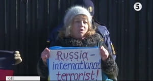 акція під посольством РФ