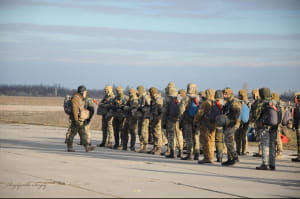 Десантування морпіхів над Тернівським полігоном