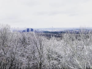 Сніг у березні, Київ