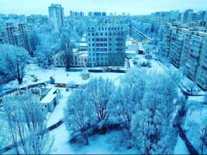 Сніг у Києві, березень 2019