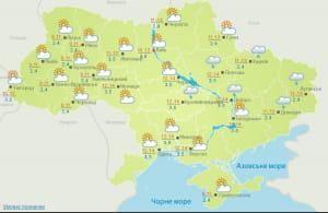 Погода в кінці березня