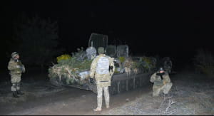 Артилеристи "Запорозької Січі" на польових навчаннях з бойовою стрільбою