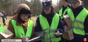 Во Львовской области спасатели тренировались тушить лесные пожары