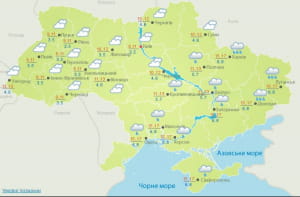 Погода в Україні (13-15 квітня)