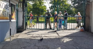Оккупанты на рынке "Привоз"