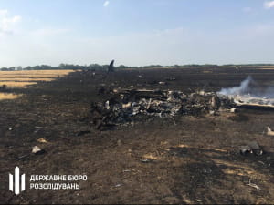 Падіння навчального літака на Харківщині