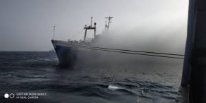 Пожежа на українському судні "Іван Голубець"