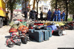 Обвал дома в Дрогобыче