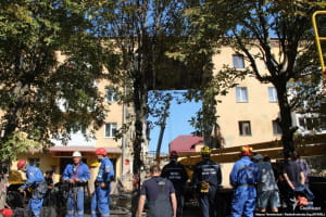 Обвал дома в Дрогобыче