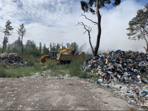 Под Киевом горит свалка