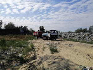 Под Киевом горит свалка