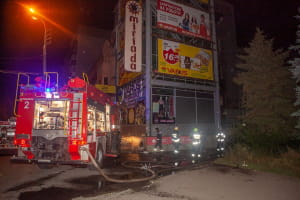 Пожар в ТЦ Днепра