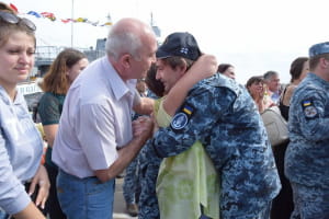 Повернення українських моряків додому