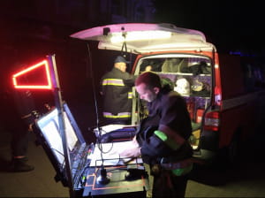 Пожежа в госпіталі в Луцьку