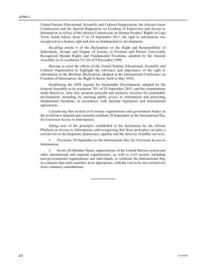 ООН объявила Международный день доступа к информации