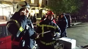 Пожар в центре Киева