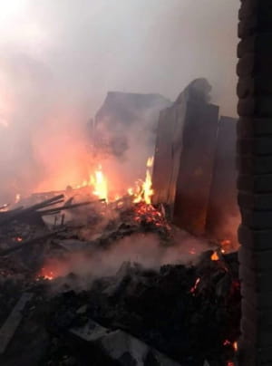 Пожар в воинской части на Львовщине