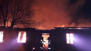 Пожар в воинской части на Львовщине