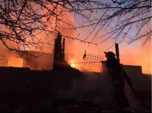 Пожар в воинской части на Львовщине