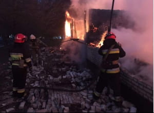 Пожар в воинской части на Львовщине