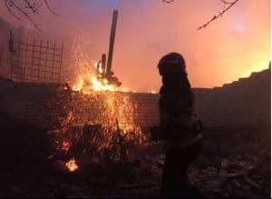Пожар в воинской части на Львовщине