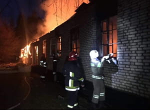 Пожар в воинской части на Львовщине