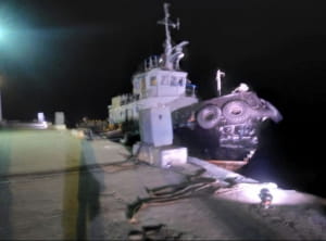 Повернуті Росією українські кораблі в морській гавані Очакова 