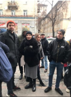 Акция в поддержку Юлии Синькевич