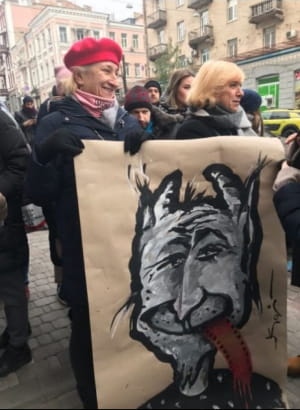 Акция в поддержку Юлии Синькевич