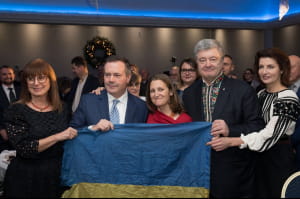 Петро Порошенко та Христя Фріланд