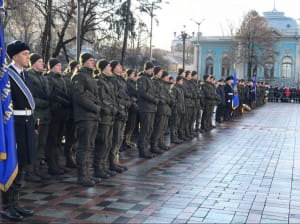 Присяга бійців НГУ