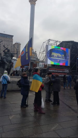 Акція протесту на Майдані