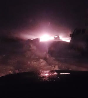 Сугробы на Буковине