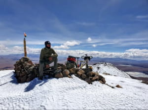 Руслан Верін підкорив вулкан Утурунку 