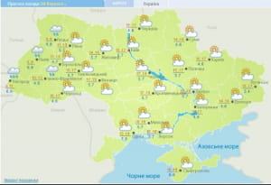 Погода в Україні в березні