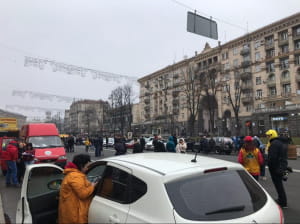 Авторалі на Хрещатику