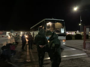 Последние автобусы на въезд в Украину