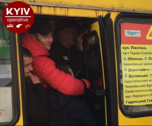 Пробки в Киеве из-за карантина