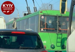 Пробки в Киеве из-за карантина