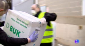 Украинские респираторы в Испании