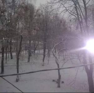 Снег в Чернигове