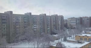 Снег в Чернигове